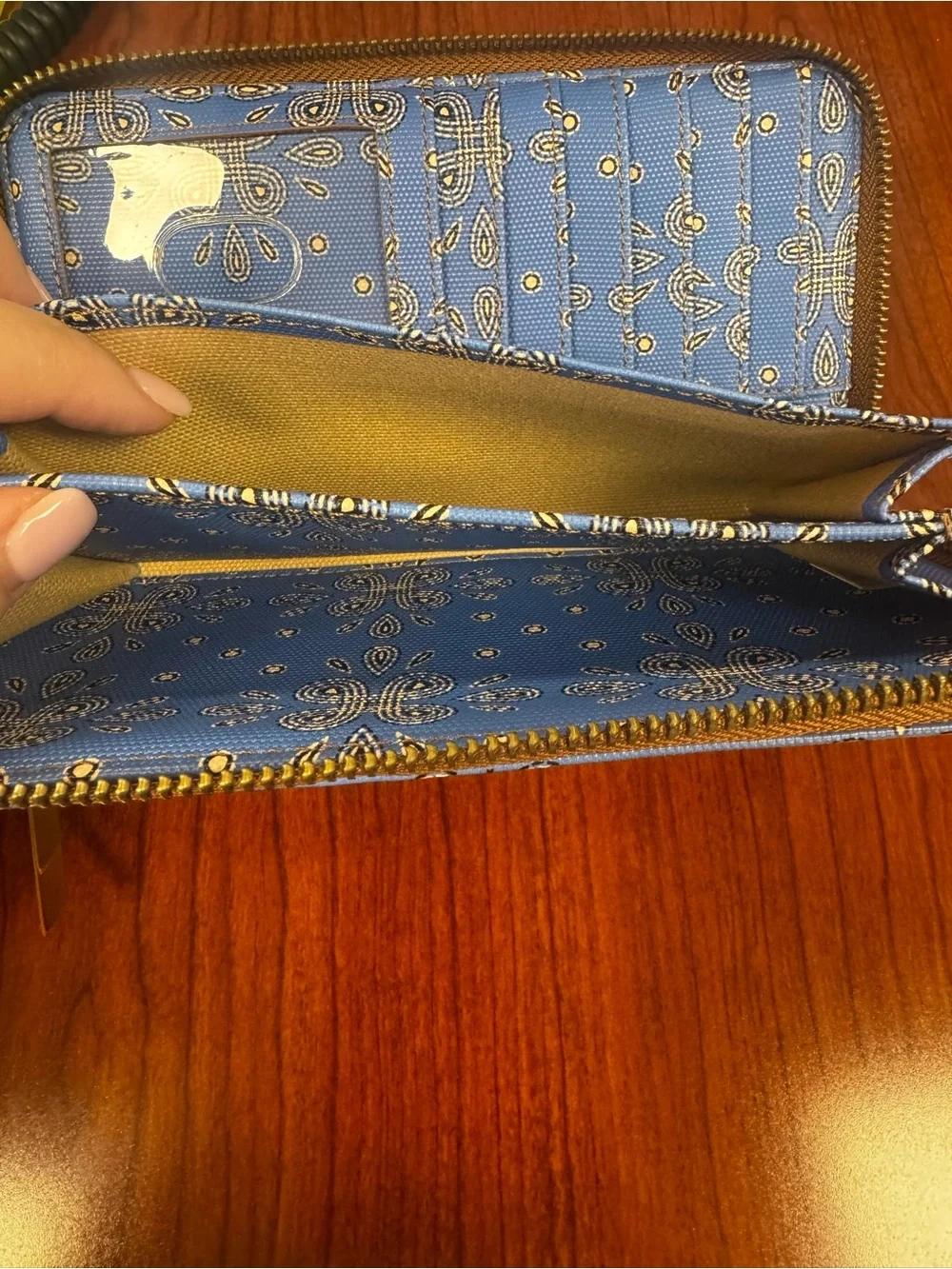HOBO blue zip